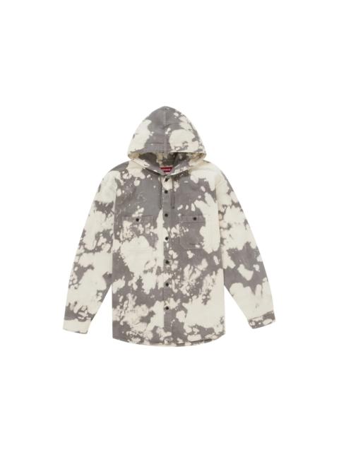 Supreme Supreme Hooded Denim Shirt Bleached