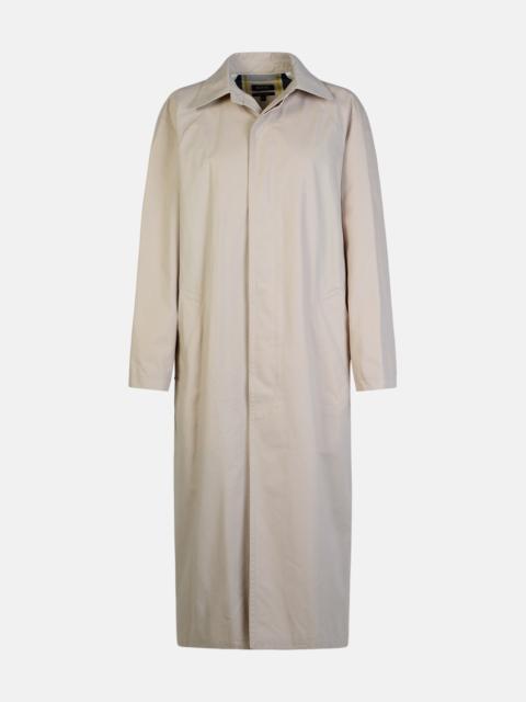 'GAIA' ivory cotton trench coat