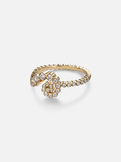 SOPHIE BILLE BRAHE Rêve Escargot 18kt gold ring with diamonds