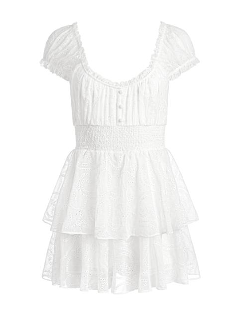 Alice + Olivia GRACIE RUFFLE ROMPER