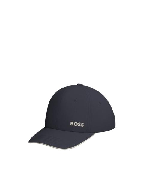 BOSS logo-print cotton hat