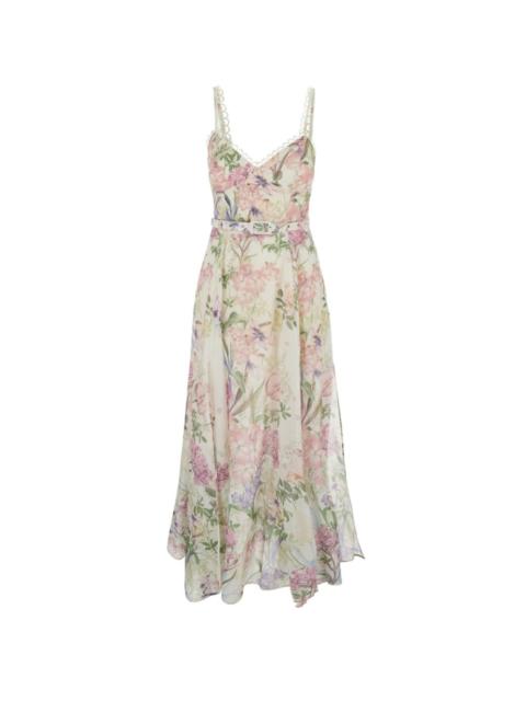 Charo Ruiz Iraso floral-lace midi dress