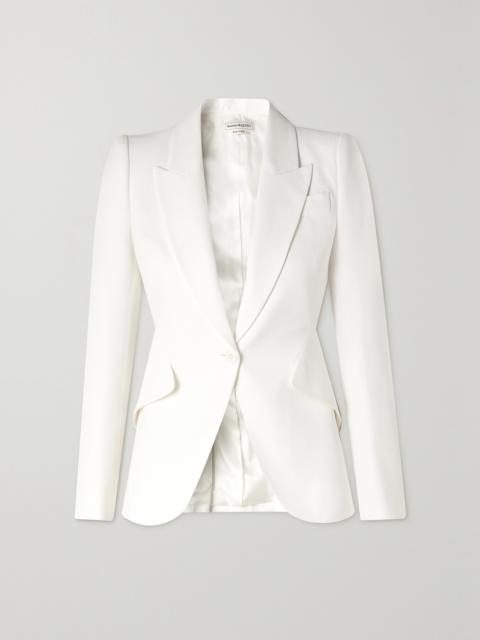 Alexander McQueen Crepe Blazer
