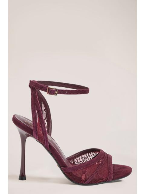 KAREN MILLEN Carvela X Karen Millen Eliza High Heel Suede Sandal