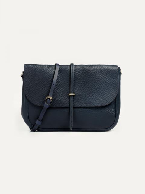 Bleu de Chauffe PASTEL POSTMAN BAG / HANDBAG  -  NAVY BLUE