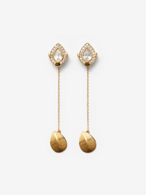 Burberry Shield Pendant Earrings