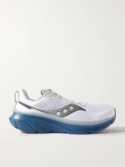Saucony Guide 17 Rubber-Trimmed Mesh Running Sneakers