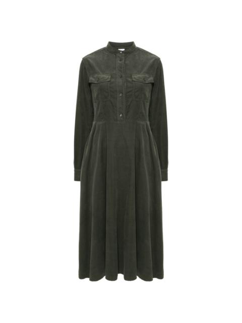 corduroy midi dress