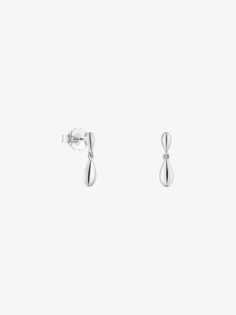 TOUS Long silver Earrings with teardrop motif TOUS Motifs