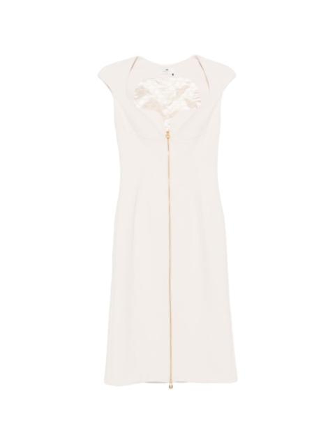 ELISABETTA FRANCHI zip sheath dress