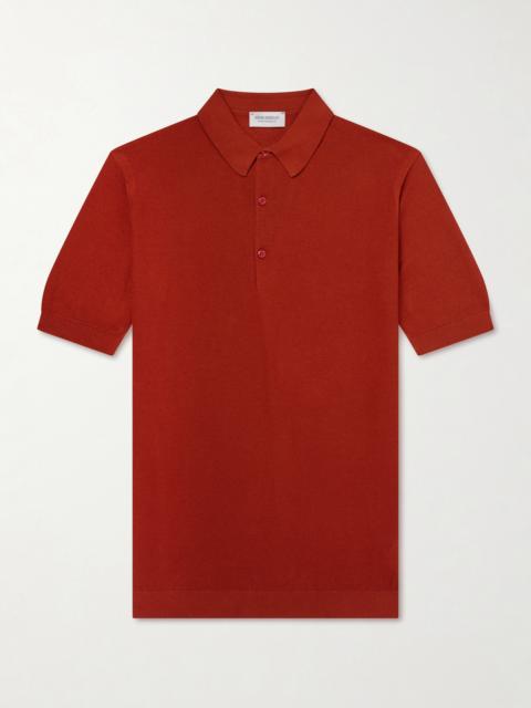 JOHN SMEDLEY Roth Sea Island Cotton Polo Shirt