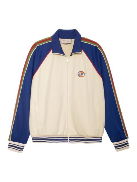 GUCCI Technical jersey zip-up jacket