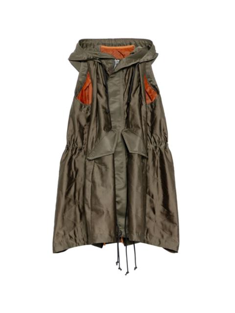 sacai hooded jacket