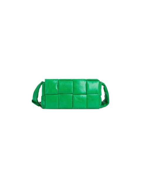 Bottega Veneta Bottega Veneta Padded Tech Parquet Cassette Bag 'Parakeet/Silver'