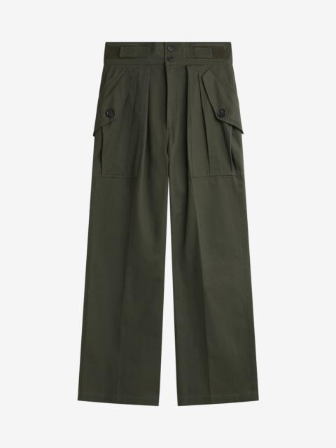 The Frankie Shop Tova Cargo Pants - Deep Green