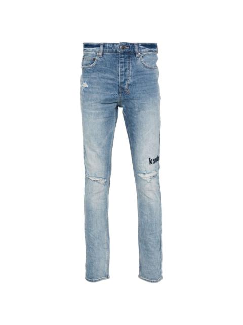 Chitch Self-Repair tapered jeans