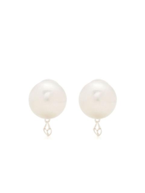 pearl-stud earrings