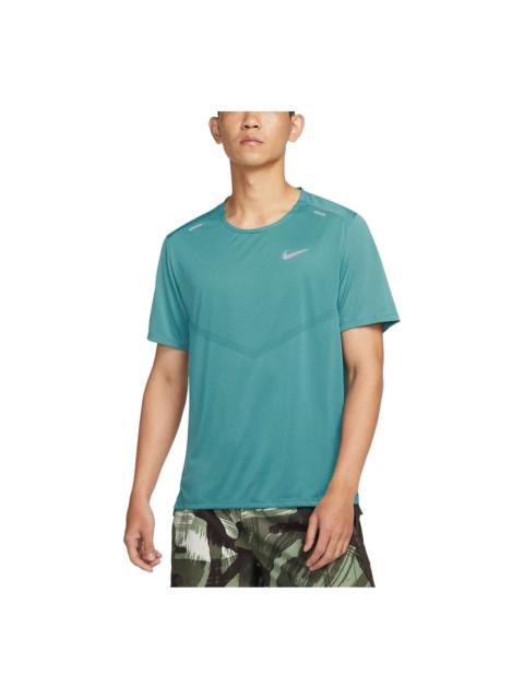 Nike Dri-FIT Rise 365 Short Sleeve Running Top 'Green' CZ9185-379