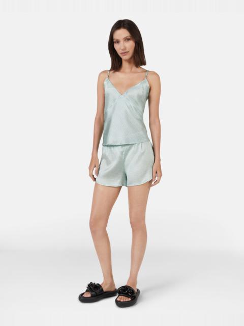 Stella McCartney Monogram Print Silk Cami Top