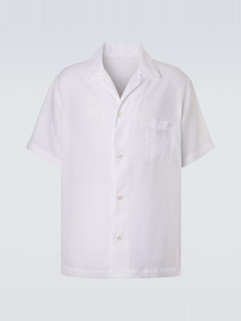 Brioni Linen bowling shirt