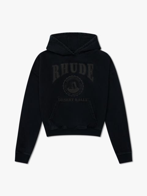 Rhude CROPPED DESERT VALLEY HOODIE