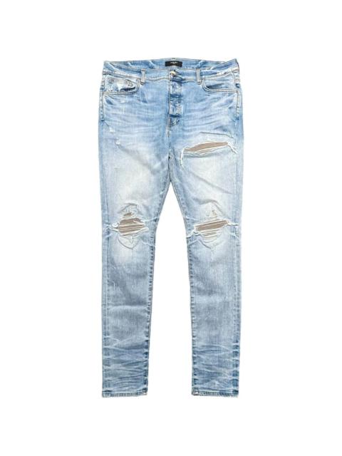 AMIRI distressed straight-leg jeans