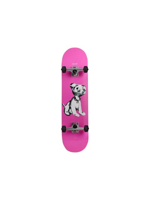 CELINE CELINE Skate Board With Dog Detail 'Pink'