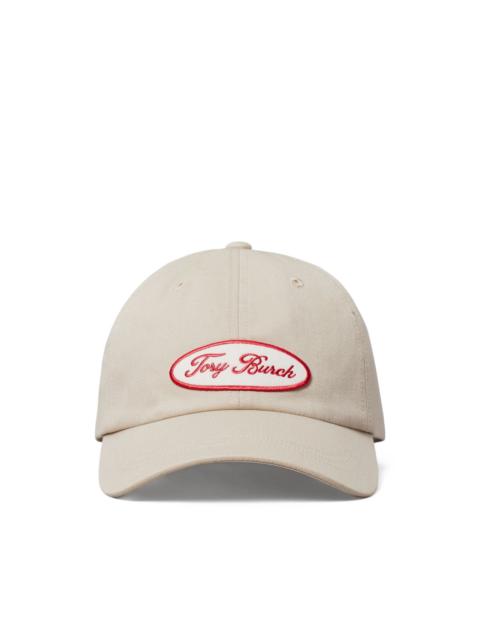 TORY BURCH logo-patch baseball cap