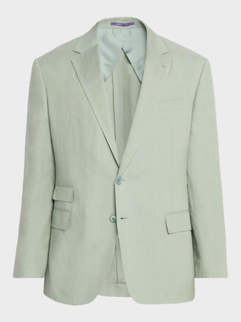 Ralph Lauren Men's Kent Hand-Tailored Silk-Linen Jacket