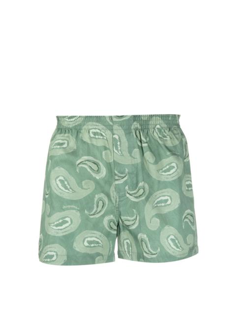 JACQUEMUS paisley-print swim shorts