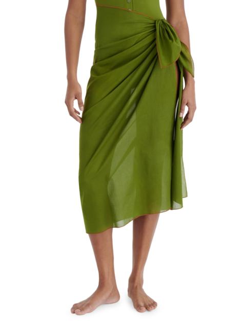 ERES Women's Cabine Cotton Sarong - Pistache