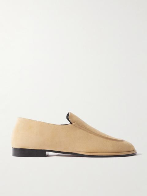 NEOUS Polaris Leather-trimmed Suede Loafers