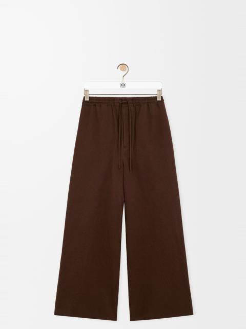 Loewe Drawstring trousers in cotton
