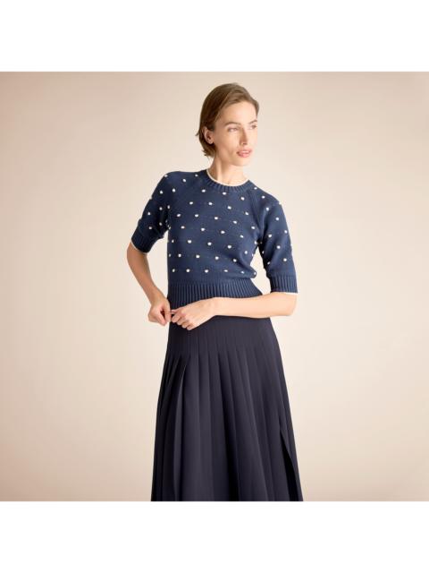 M.M.LaFleur Celina Tee Sweater - Dot Knit