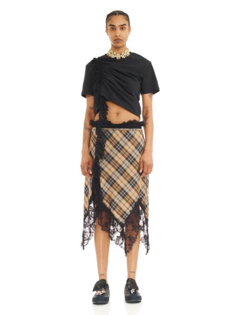 Collina Strada SMOG PLAID WATERLILY SKIRT