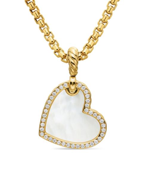 DAVID YURMAN Women's DY Elements Heart Amulet in 18K Yellow Gold - Mother Of Pearl