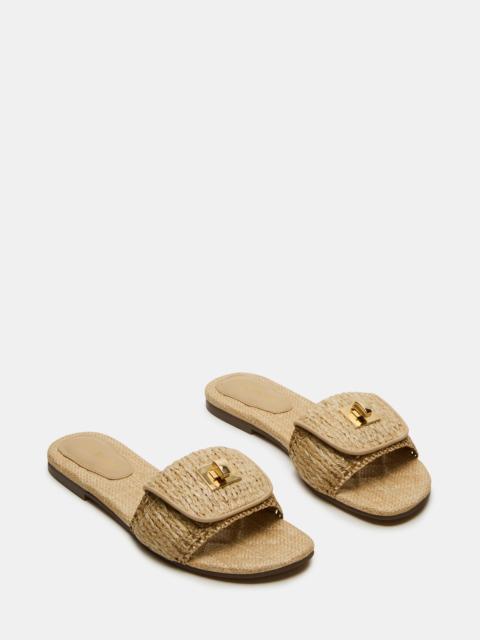 STEVE MADDEN MORELAND NATURAL RAFFIA