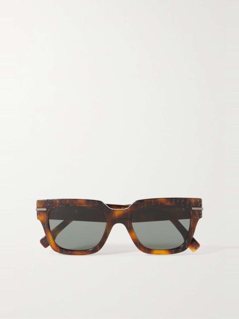 FENDI Fendigraphy square-frame tortoiseshell acetate sunglasses