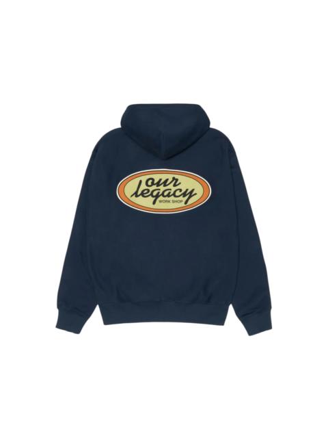 Stüssy Stussy x Our Legacy Work Shop Oval Zip Hoodie Navy
