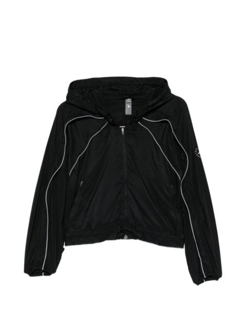 adidas hooded panelled jacket