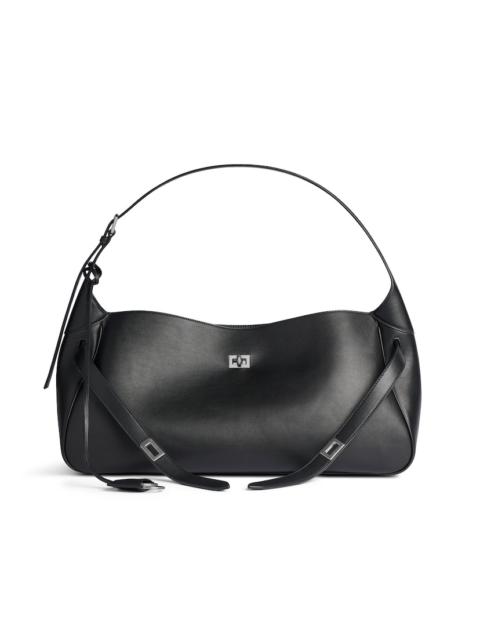 BALENCIAGA Women's Bel Air Medium Shoulder Bag   in Black