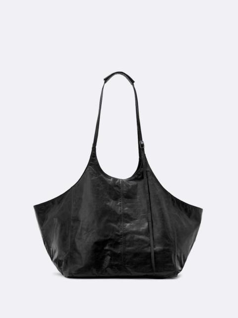 ALLSAINTS SILOH OVERSIZED LEATHER TOTE BAG