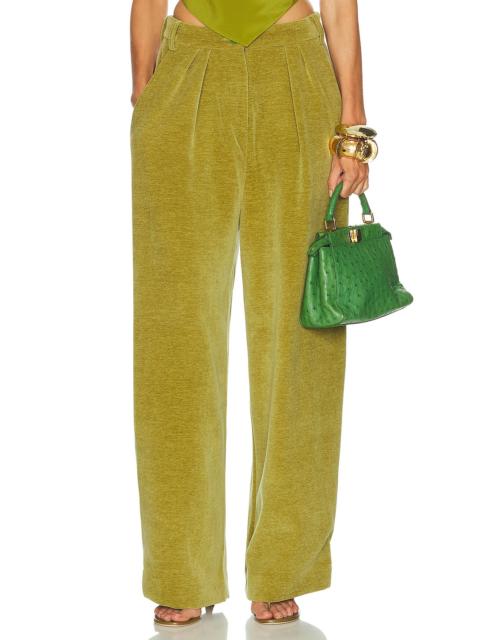 ROWEN ROSE Corduroy High Waist Pant