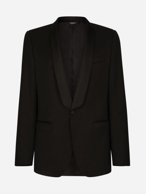 Dolce & Gabbana Single-breasted stretch wool Sicilia-fit tuxedo jacket