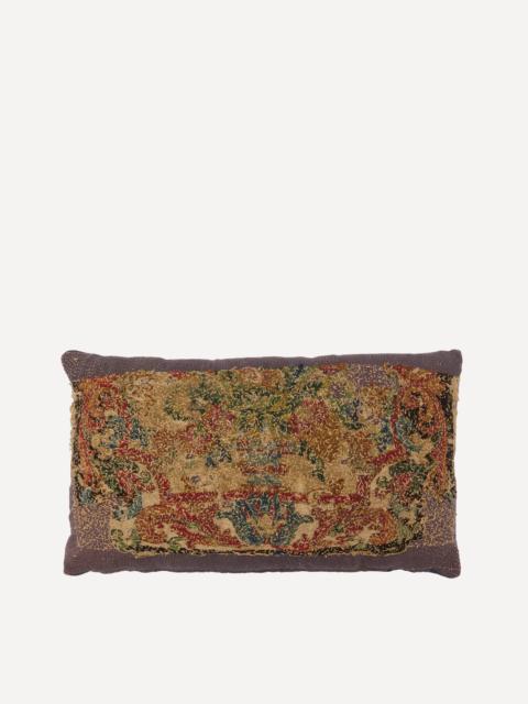 By Walid Antique Floral Textile Cushion 1269