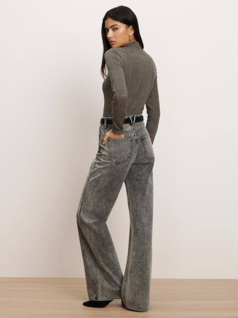 NATE MOCK-NECK TOP