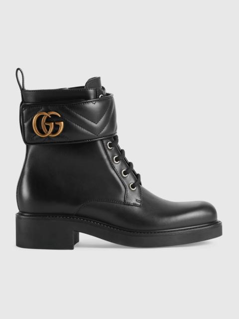 GUCCI GG Quilted Ankle Boots in Black | lncc | REVERSIBLE