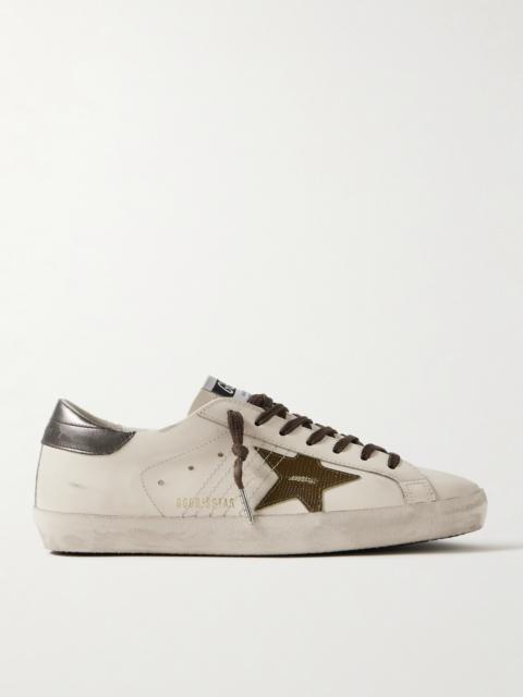 Golden Goose Super-Star Distressed Leather Sneakers