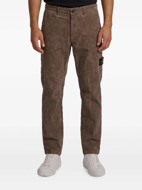Stone Island Stone Island Terra-effect Corduroy Trousers