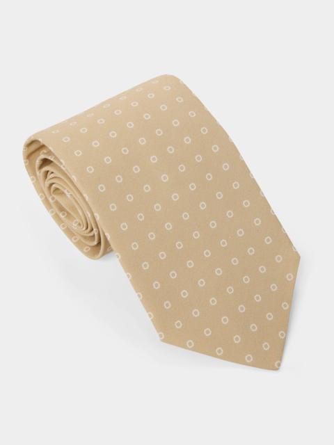 TODD SNYDER Italian Cotton-Silk Dot Tie